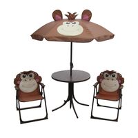 Zestaw mebli dziecięcych małpka brązowy