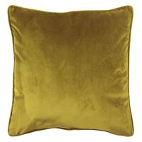 Poduszka VELVET 45 x 45 cm musztardowa