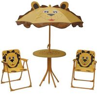 Zestaw mebli dziecięcych lew żółty