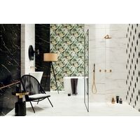 Płytka ścienna Floris black 30,8 x 60,8 cm