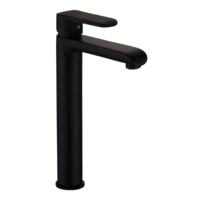 Bateria umywalkowa wysoka Siros czarna Invena Trend