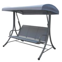 Huśtawka 3-osobowa antracyt