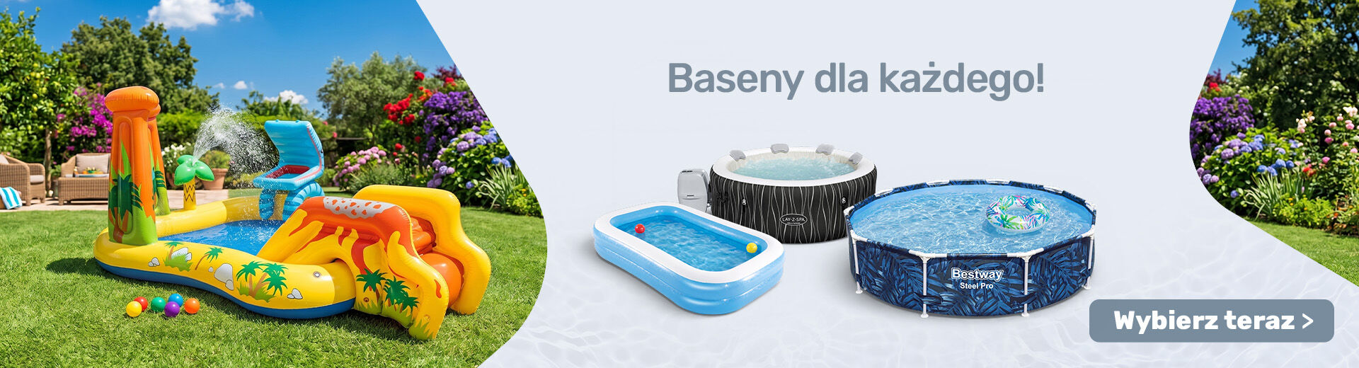 Baseny dmuchańce i chemia basenowa