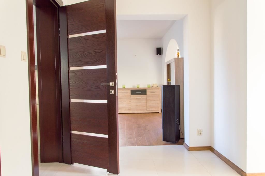 Drzwi wewnętrzne dopełniają kompozycję aranżacji