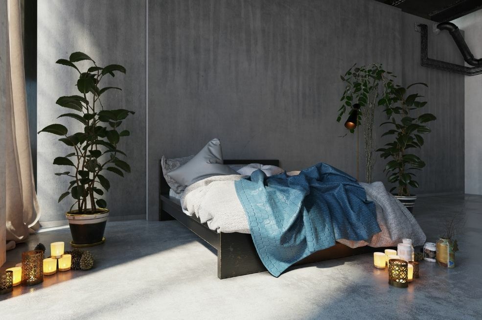 płyty betonowe na ścianach