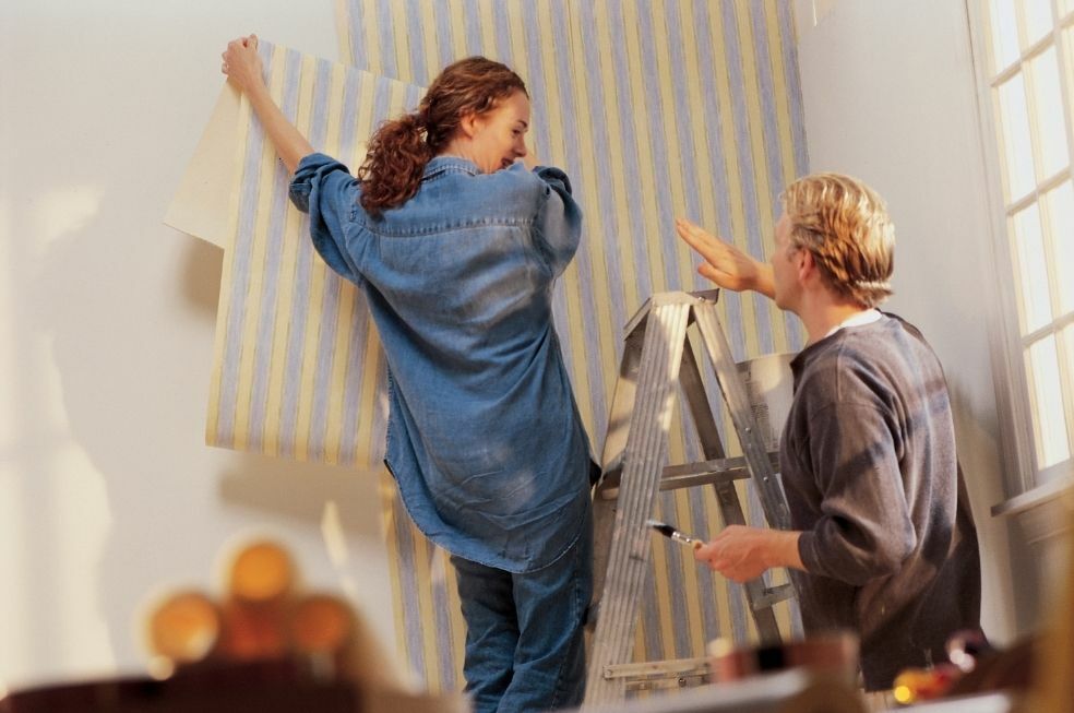 tapeta w przedpokoju