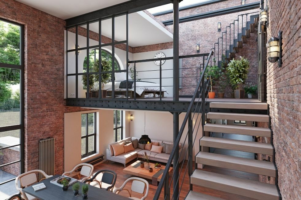 Schody wewnętrzne – jakie wymiary schodów?