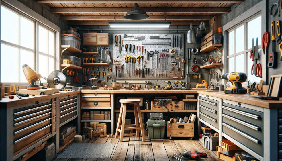 zestaw narzędzi do domu