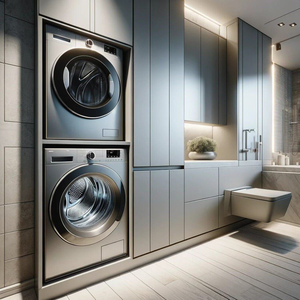 pralka z suszarką w zabudowie