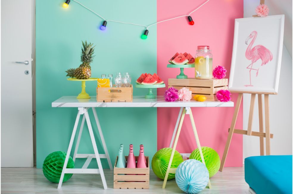 dekoracje na imprezę w letnim klimacie