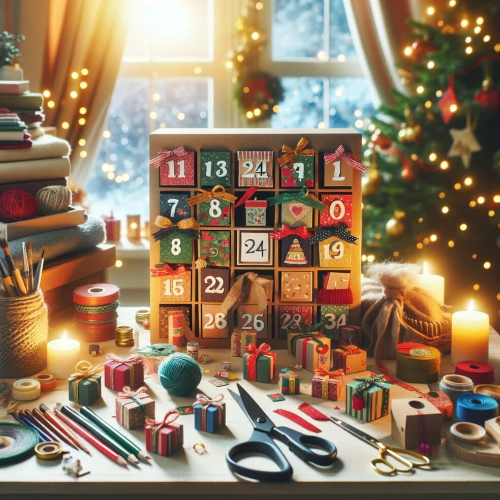 Kalendarz adwentowy DIY