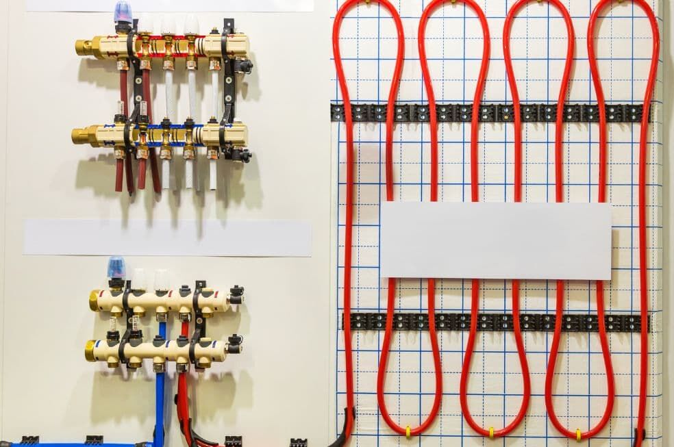 instalacja rurek pod ogrzewanie podłogowe