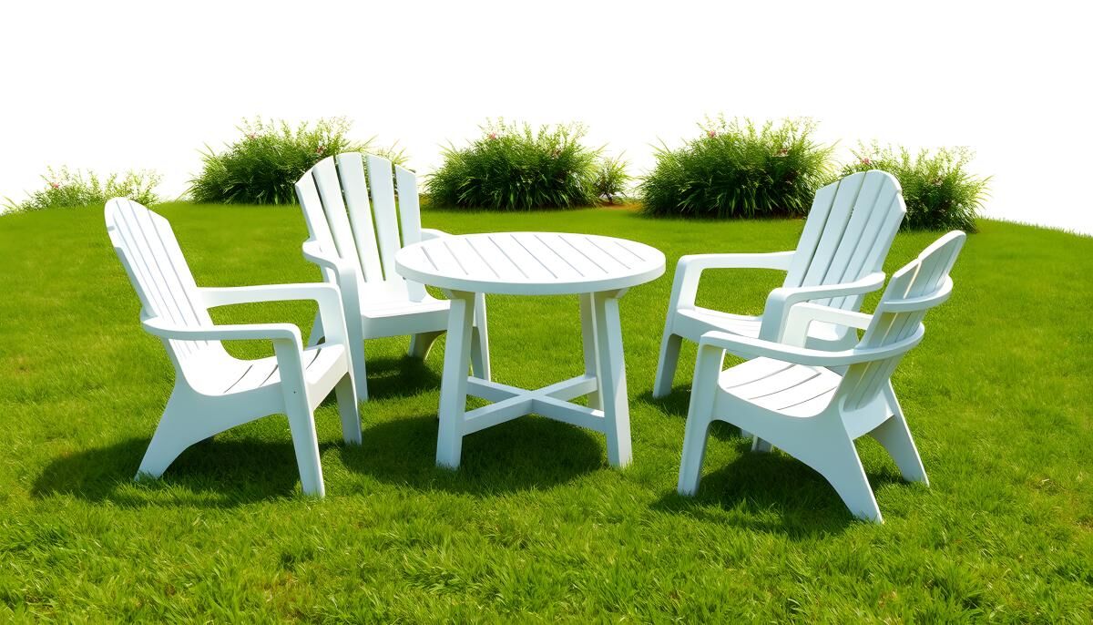 Rodzaje mebli ogrodowych - plastikowe