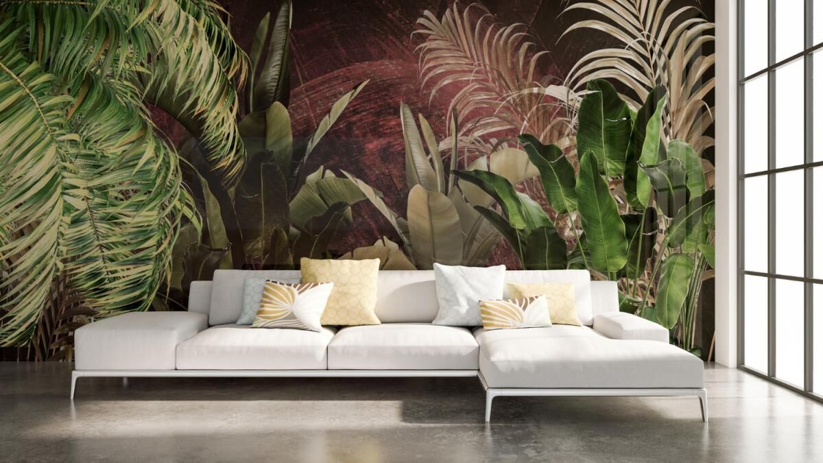 Trendy wnętrzarskie 2025 motywy roślinne